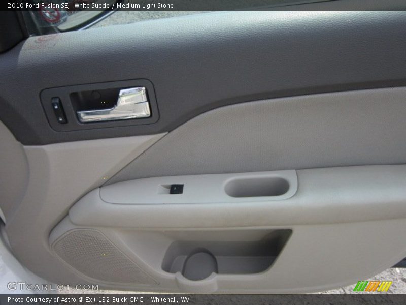 White Suede / Medium Light Stone 2010 Ford Fusion SE