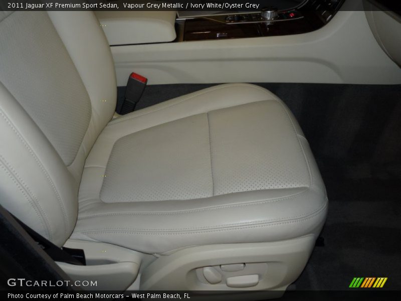 Vapour Grey Metallic / Ivory White/Oyster Grey 2011 Jaguar XF Premium Sport Sedan