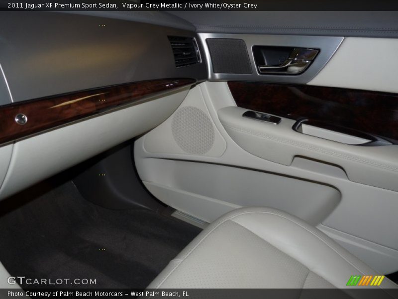 Vapour Grey Metallic / Ivory White/Oyster Grey 2011 Jaguar XF Premium Sport Sedan