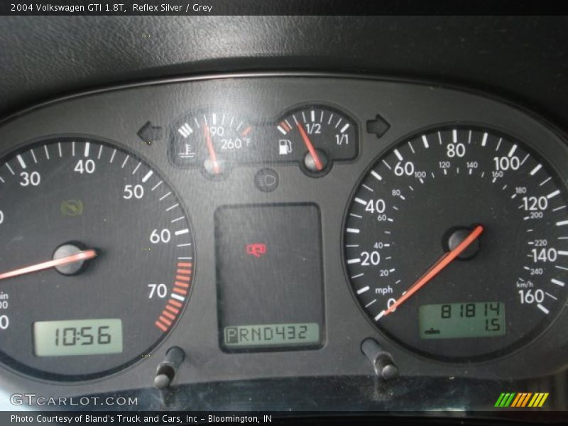 Reflex Silver / Grey 2004 Volkswagen GTI 1.8T