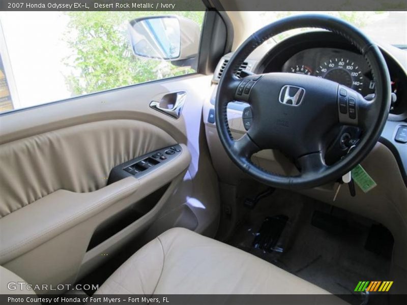 Desert Rock Metallic / Ivory 2007 Honda Odyssey EX-L