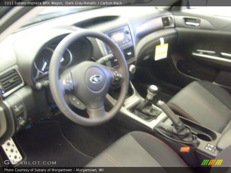 Dark Gray Metallic / Carbon Black 2011 Subaru Impreza WRX Wagon