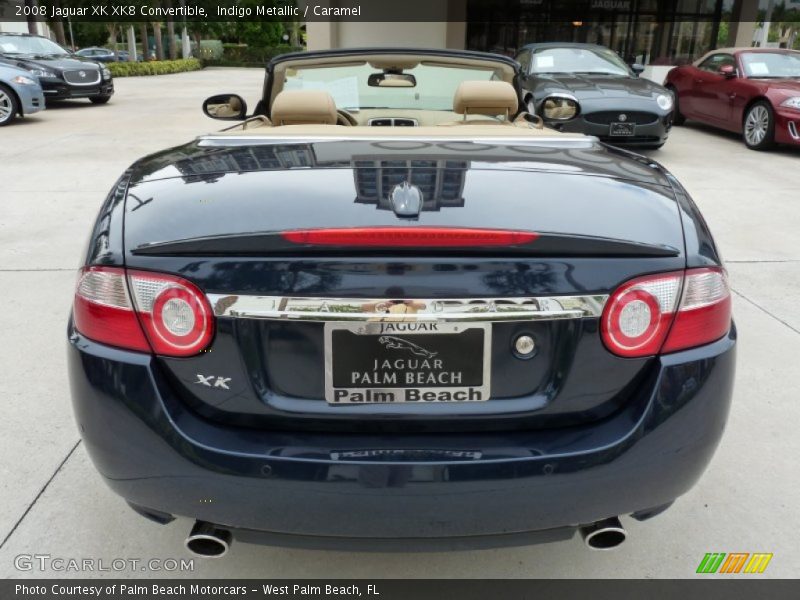 Indigo Metallic / Caramel 2008 Jaguar XK XK8 Convertible