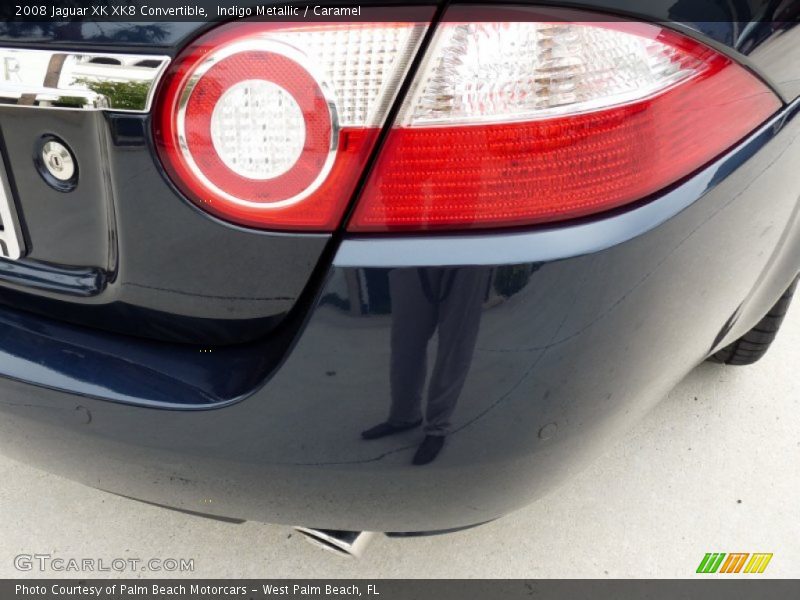 Indigo Metallic / Caramel 2008 Jaguar XK XK8 Convertible