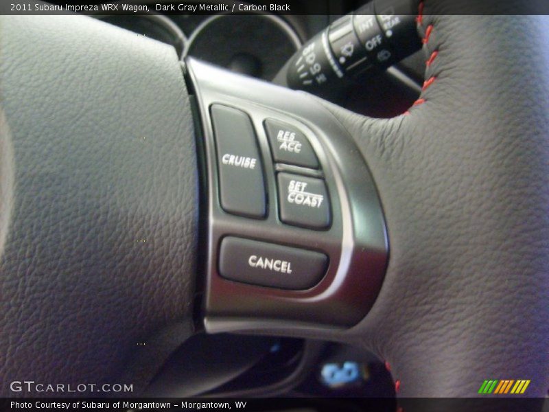 Dark Gray Metallic / Carbon Black 2011 Subaru Impreza WRX Wagon