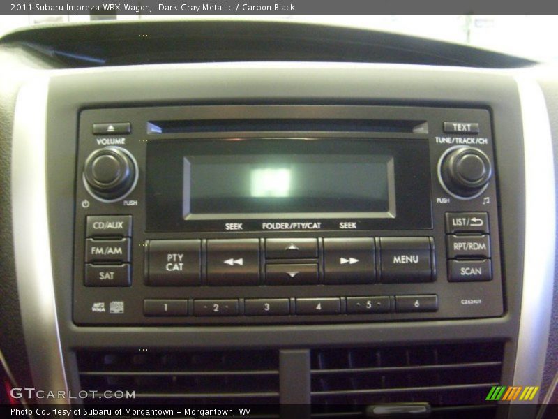 Dark Gray Metallic / Carbon Black 2011 Subaru Impreza WRX Wagon