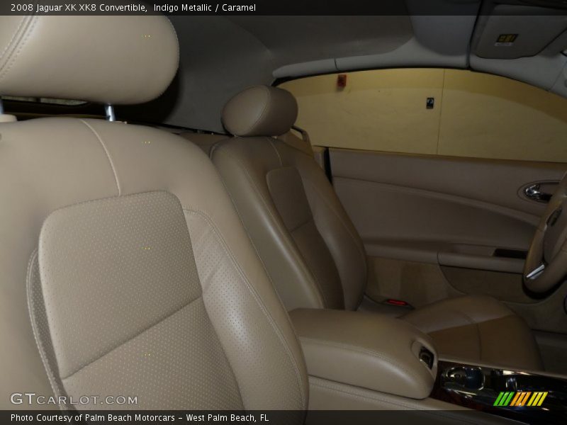 Indigo Metallic / Caramel 2008 Jaguar XK XK8 Convertible
