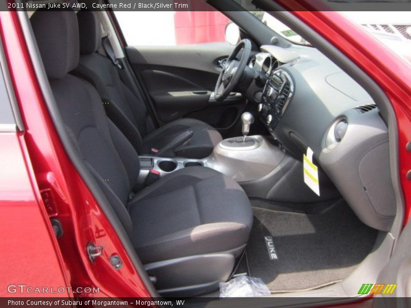 Cayenne Red / Black/Silver Trim 2011 Nissan Juke SV AWD