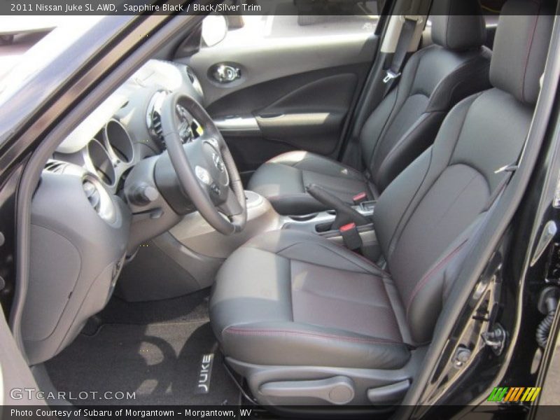 Sapphire Black / Black/Silver Trim 2011 Nissan Juke SL AWD