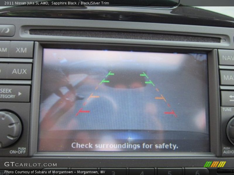 Sapphire Black / Black/Silver Trim 2011 Nissan Juke SL AWD