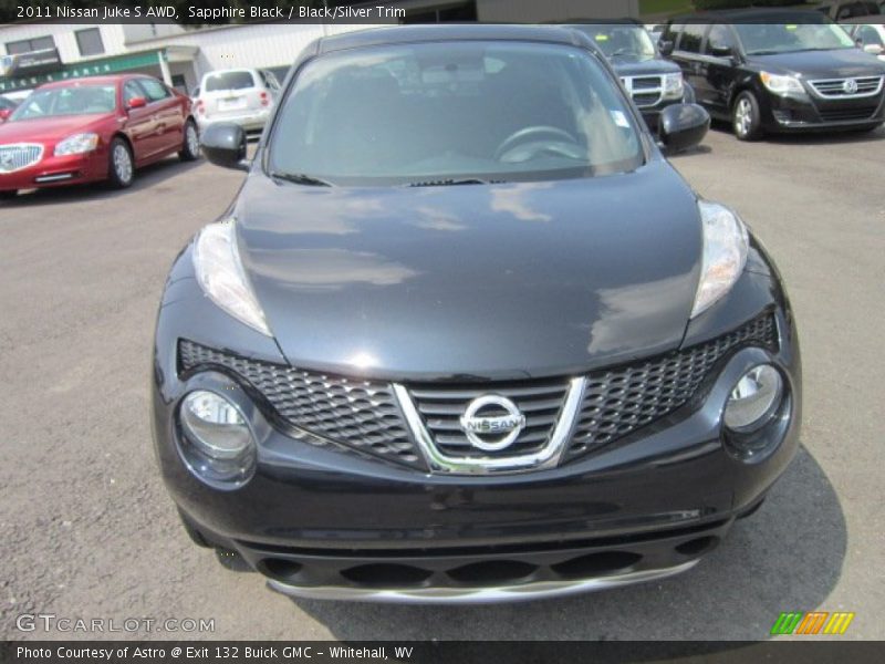 Sapphire Black / Black/Silver Trim 2011 Nissan Juke S AWD