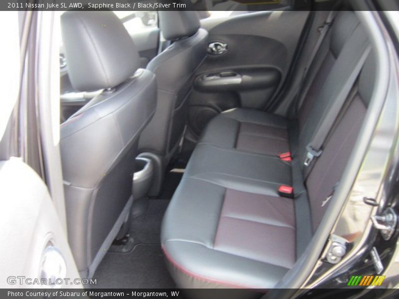 Sapphire Black / Black/Silver Trim 2011 Nissan Juke SL AWD