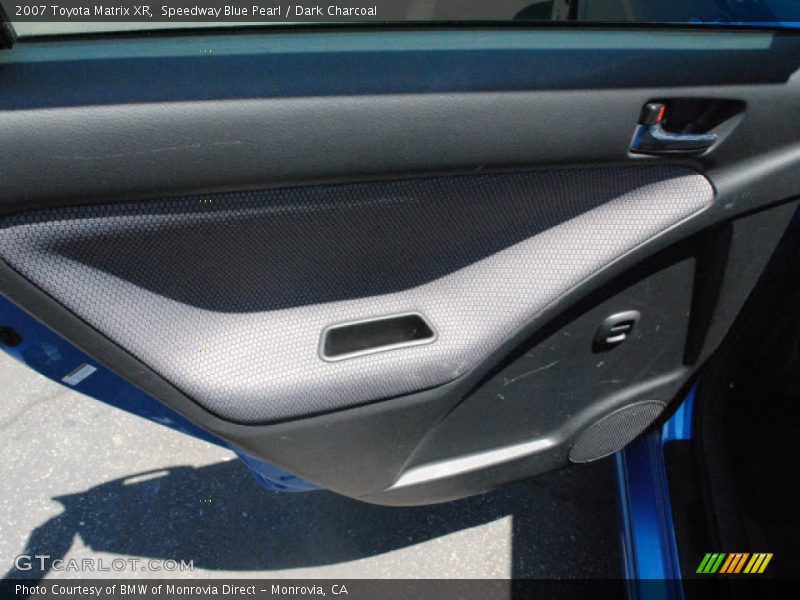 Speedway Blue Pearl / Dark Charcoal 2007 Toyota Matrix XR