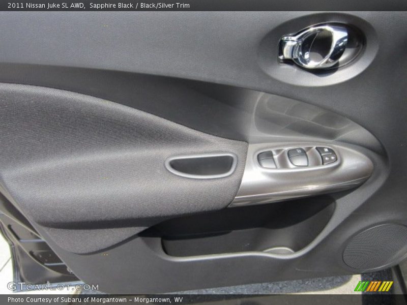 Sapphire Black / Black/Silver Trim 2011 Nissan Juke SL AWD