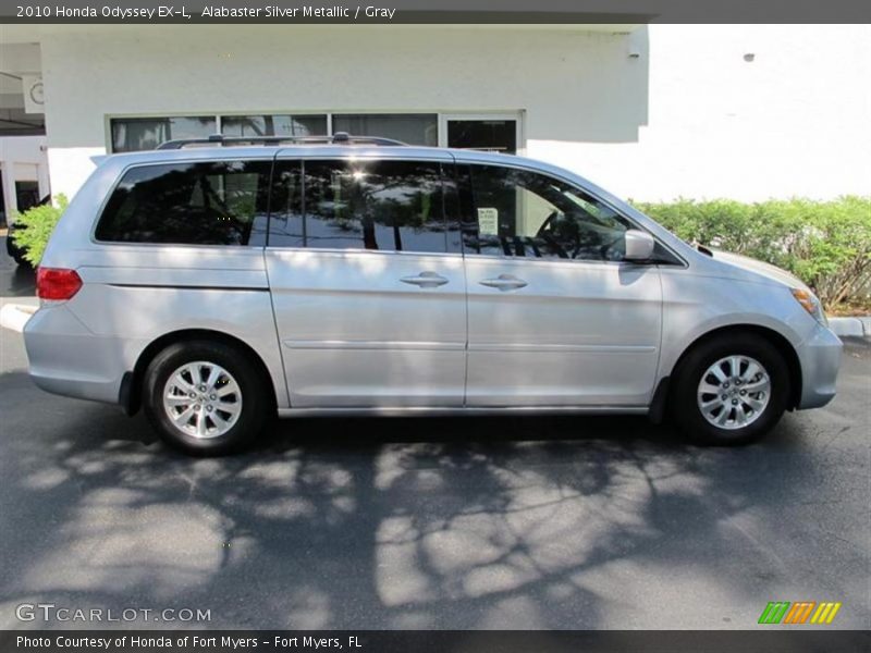 Alabaster Silver Metallic / Gray 2010 Honda Odyssey EX-L