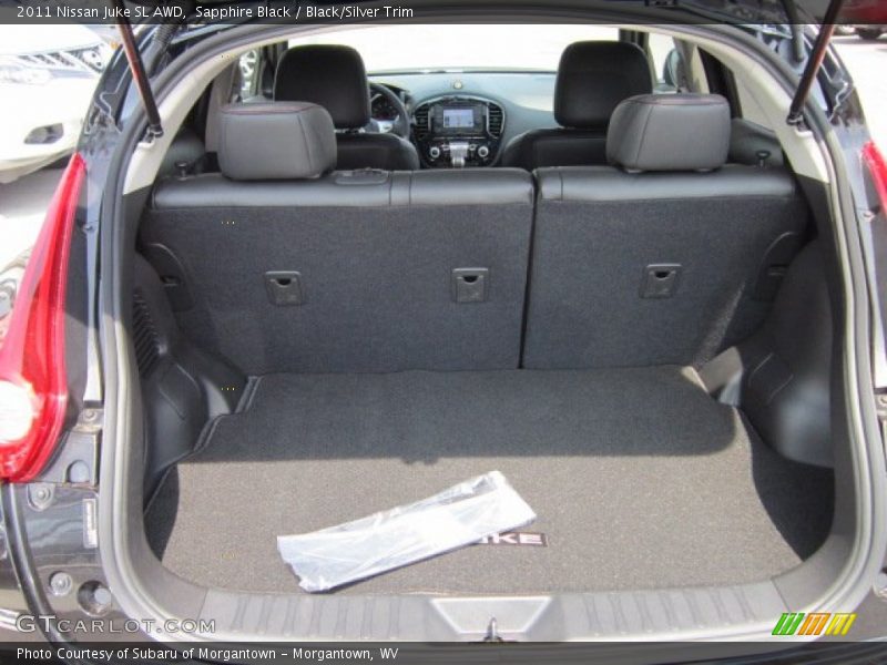 Sapphire Black / Black/Silver Trim 2011 Nissan Juke SL AWD
