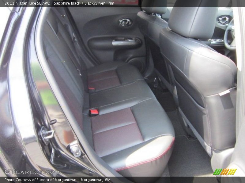 Sapphire Black / Black/Silver Trim 2011 Nissan Juke SL AWD