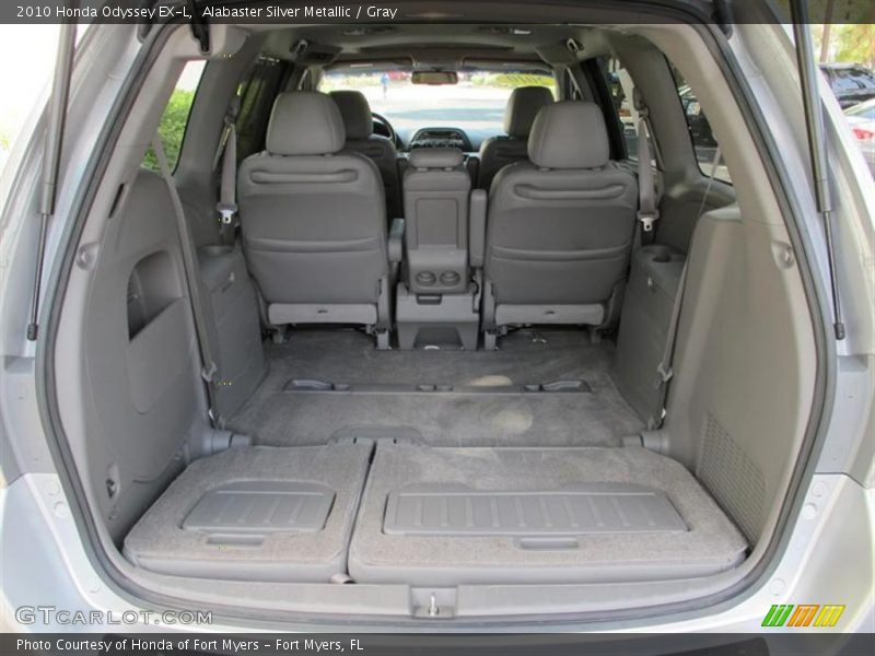 Alabaster Silver Metallic / Gray 2010 Honda Odyssey EX-L