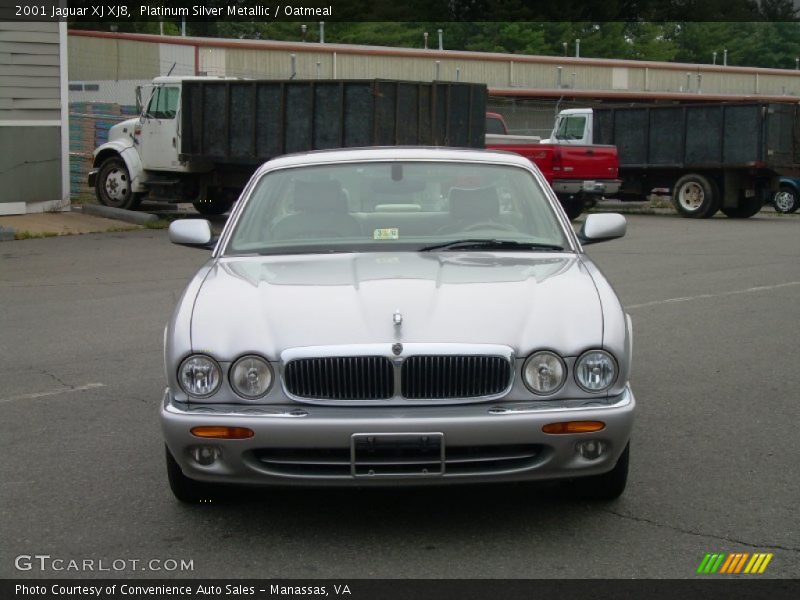 Platinum Silver Metallic / Oatmeal 2001 Jaguar XJ XJ8