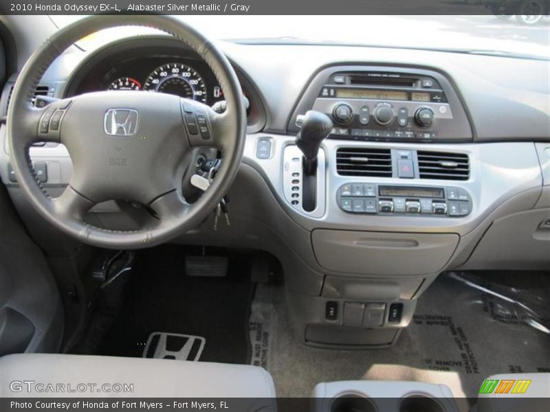 Alabaster Silver Metallic / Gray 2010 Honda Odyssey EX-L