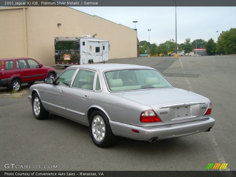Platinum Silver Metallic / Oatmeal 2001 Jaguar XJ XJ8