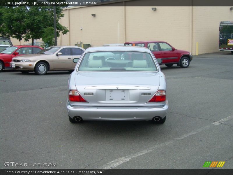 Platinum Silver Metallic / Oatmeal 2001 Jaguar XJ XJ8