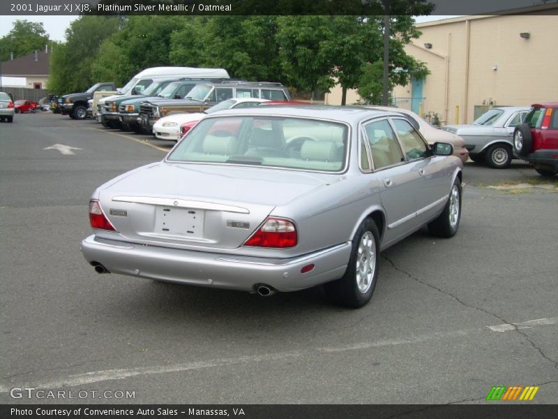 Platinum Silver Metallic / Oatmeal 2001 Jaguar XJ XJ8