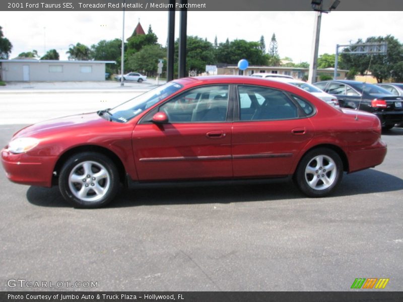 Toreador Red Metallic / Medium Parchment 2001 Ford Taurus SES