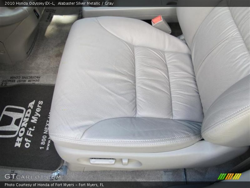 Alabaster Silver Metallic / Gray 2010 Honda Odyssey EX-L