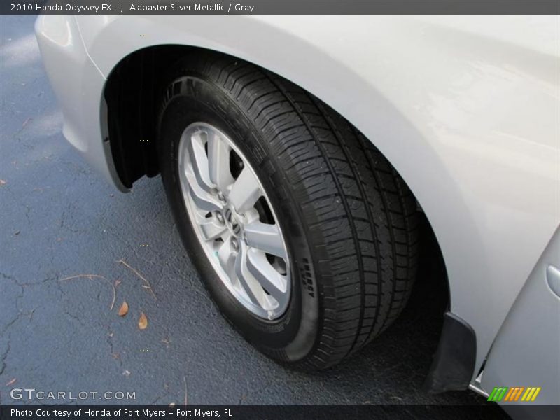 Alabaster Silver Metallic / Gray 2010 Honda Odyssey EX-L