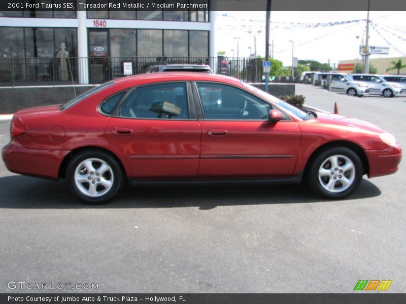 Toreador Red Metallic / Medium Parchment 2001 Ford Taurus SES