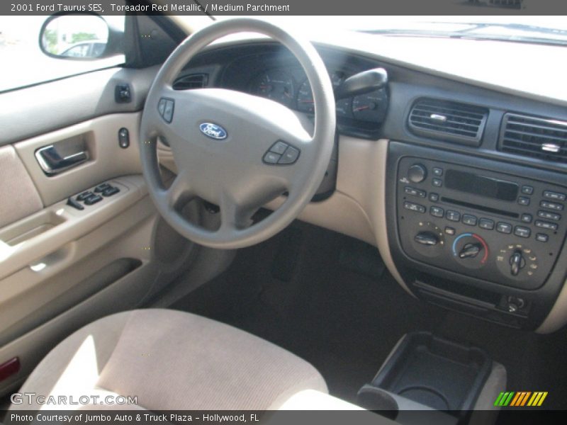 Toreador Red Metallic / Medium Parchment 2001 Ford Taurus SES