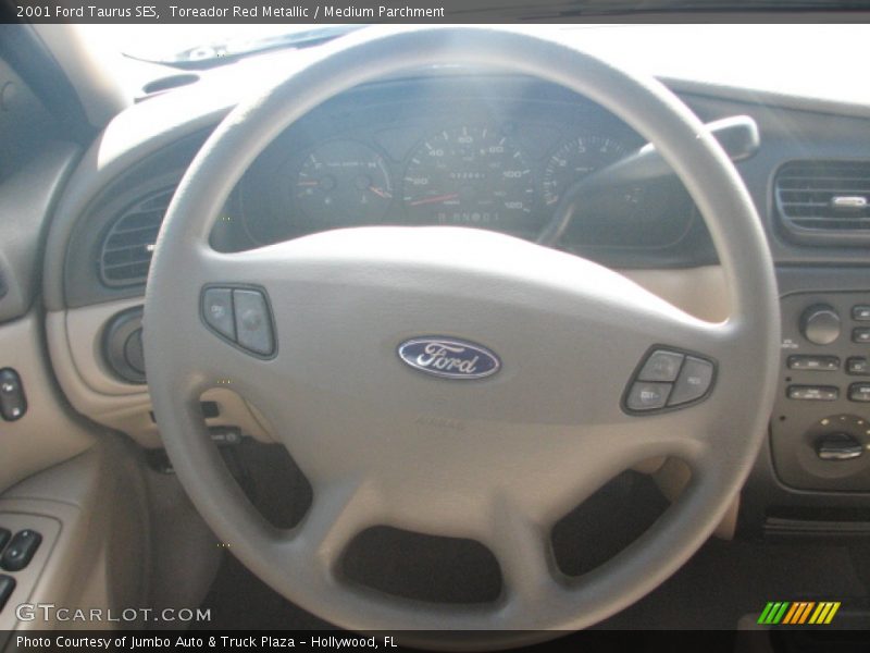Toreador Red Metallic / Medium Parchment 2001 Ford Taurus SES