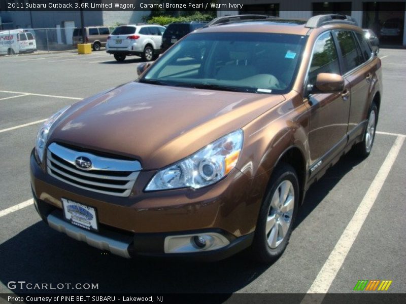 Caramel Bronze Pearl / Warm Ivory 2011 Subaru Outback 3.6R Limited Wagon