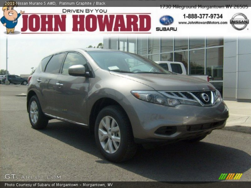 Platinum Graphite / Black 2011 Nissan Murano S AWD