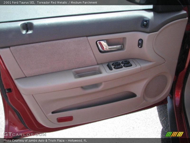 Toreador Red Metallic / Medium Parchment 2001 Ford Taurus SES