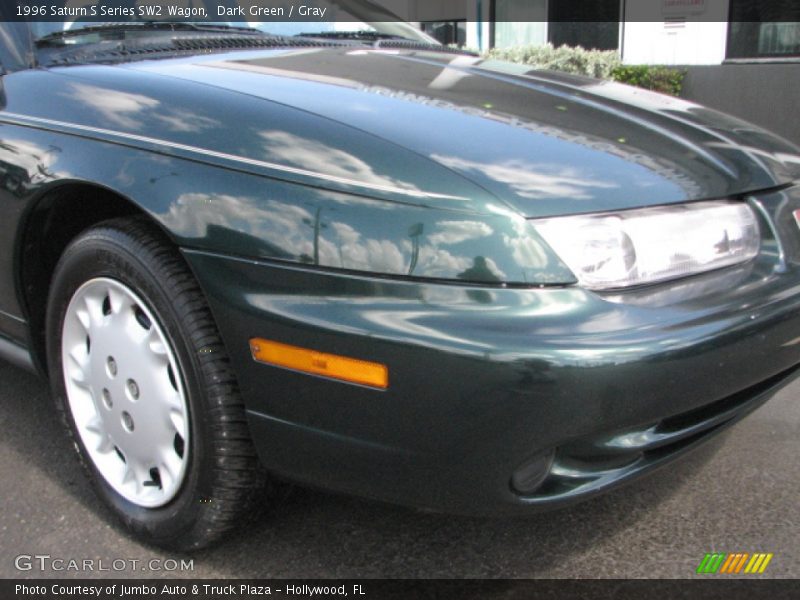Dark Green / Gray 1996 Saturn S Series SW2 Wagon