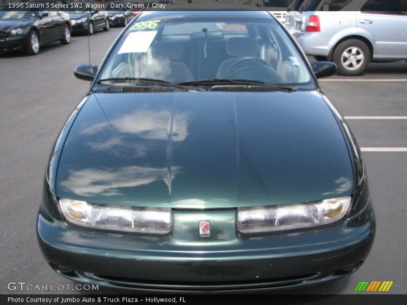 Dark Green / Gray 1996 Saturn S Series SW2 Wagon