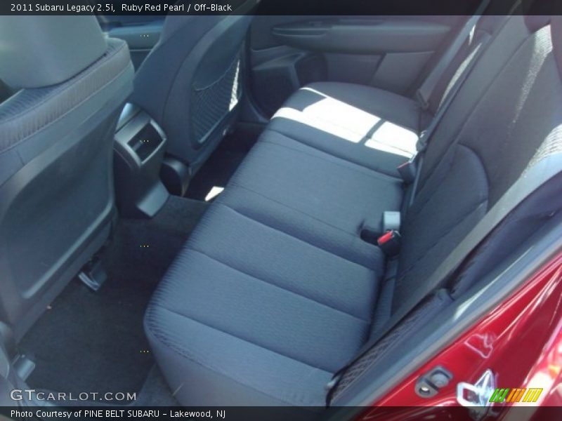 Ruby Red Pearl / Off-Black 2011 Subaru Legacy 2.5i