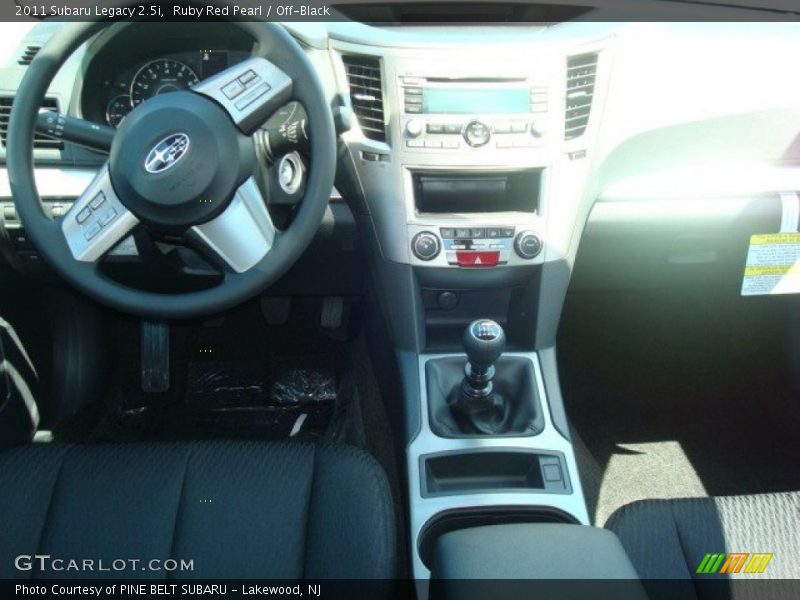 Ruby Red Pearl / Off-Black 2011 Subaru Legacy 2.5i