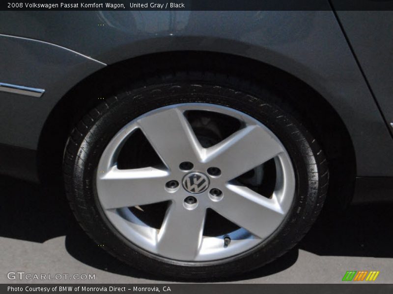 United Gray / Black 2008 Volkswagen Passat Komfort Wagon