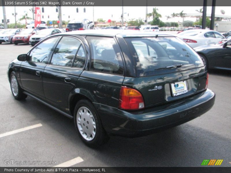 Dark Green / Gray 1996 Saturn S Series SW2 Wagon