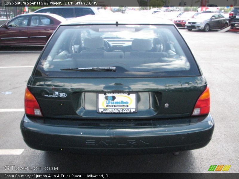 Dark Green / Gray 1996 Saturn S Series SW2 Wagon