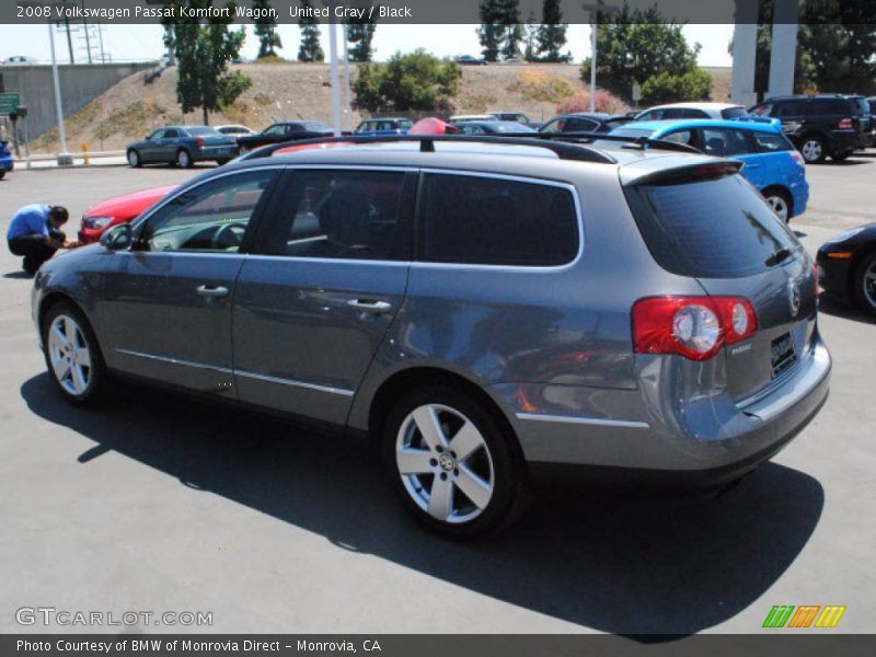 United Gray / Black 2008 Volkswagen Passat Komfort Wagon