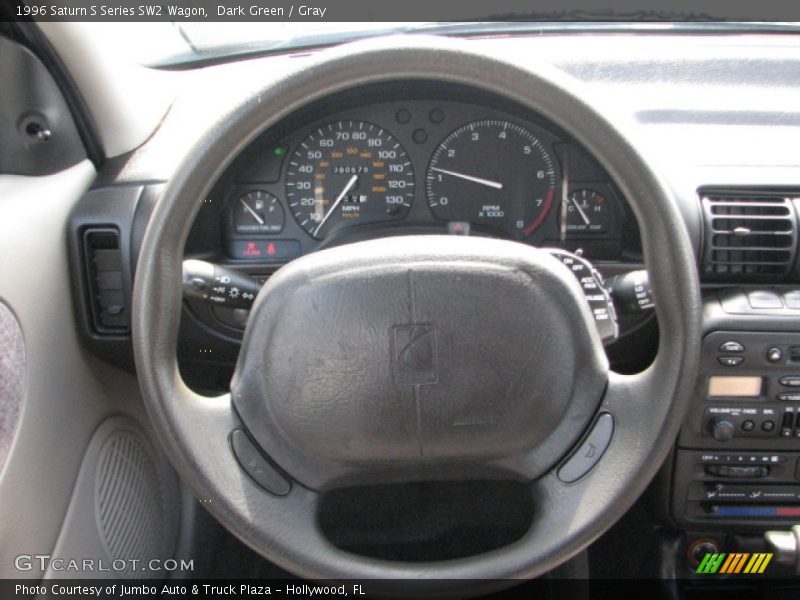 Dark Green / Gray 1996 Saturn S Series SW2 Wagon
