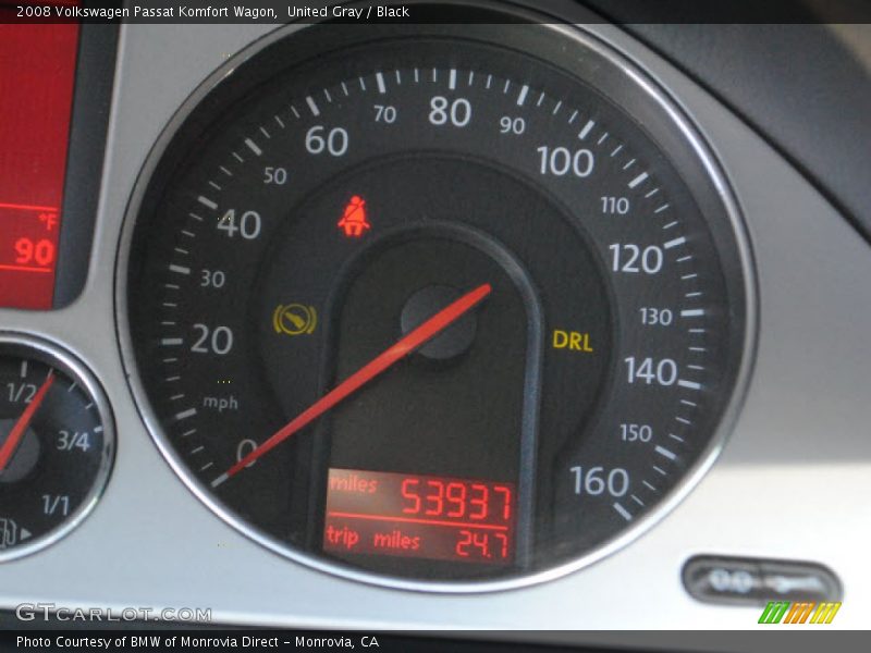 United Gray / Black 2008 Volkswagen Passat Komfort Wagon