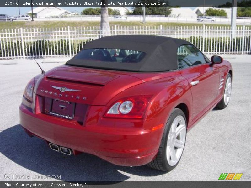Blaze Red Crystal Pearlcoat / Dark Slate Gray 2007 Chrysler Crossfire Limited Roadster
