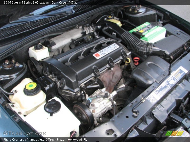 Dark Green / Gray 1996 Saturn S Series SW2 Wagon