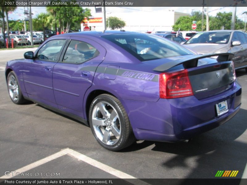 Plum Crazy Pearl / Dark Slate Gray 2007 Dodge Charger R/T Daytona