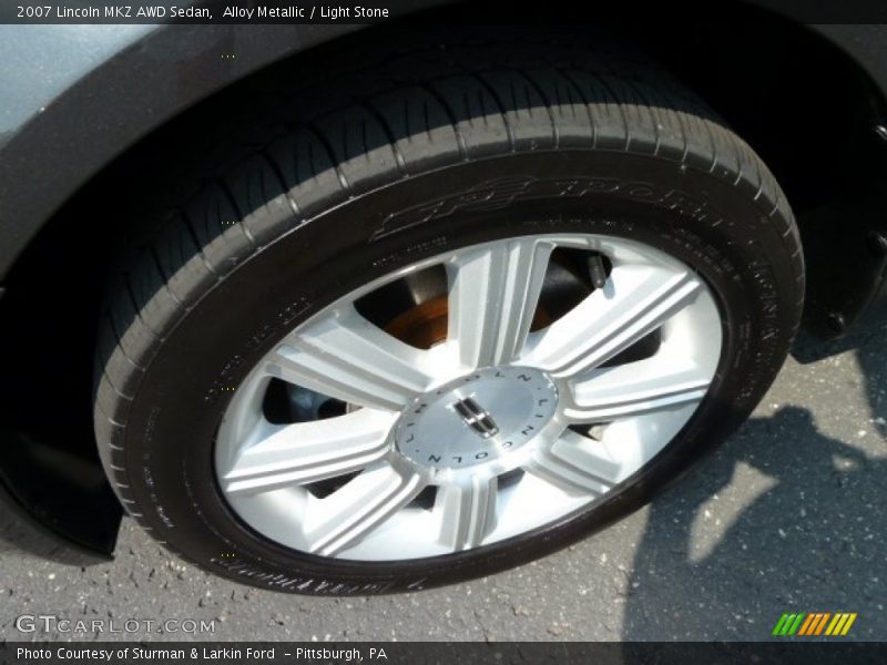 Alloy Metallic / Light Stone 2007 Lincoln MKZ AWD Sedan